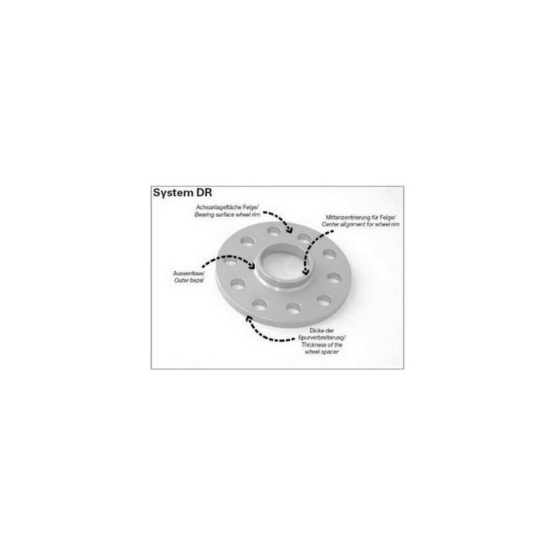 Αποστάτες τροχών H & R DR 36 mm / άξονας (18 mm / τροχός)