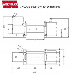 Winchmax 17000lb Steel Rope