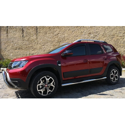 Ανοξείδωτες πλαϊνές ποδιές για το Dacia Duster