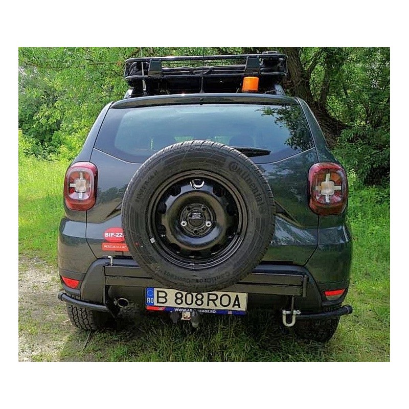 Mudster spare wheel carrier