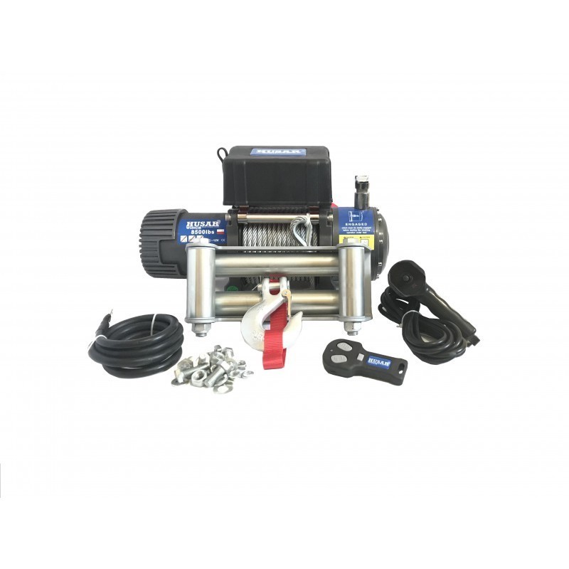 HUSAR 8500lb Steel Rope Winch